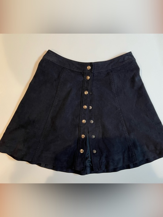 Abercrombie & Fitch Dresses & Skirts - Black Button-Front A-Line Mini Skirt